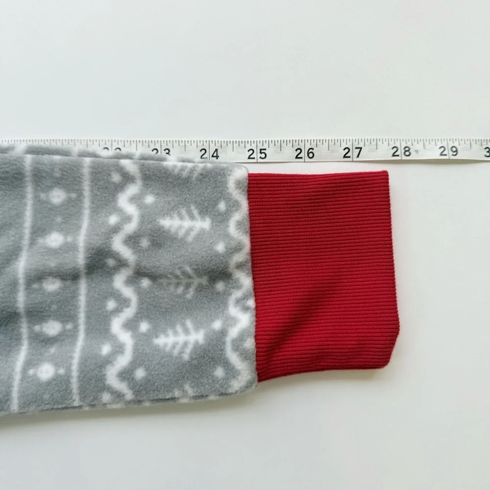 Tipsy elves, Christmas holiday, grey moose fleece jumpsuit/pajamas size XS EUC!